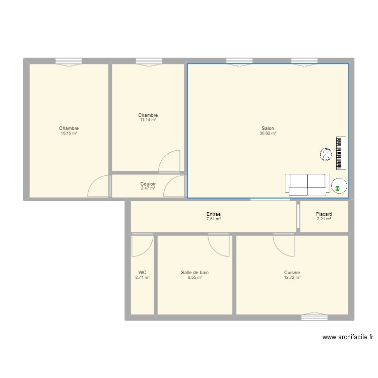 PLAN RUAULT. Plan de 0 pièce et 0 m2