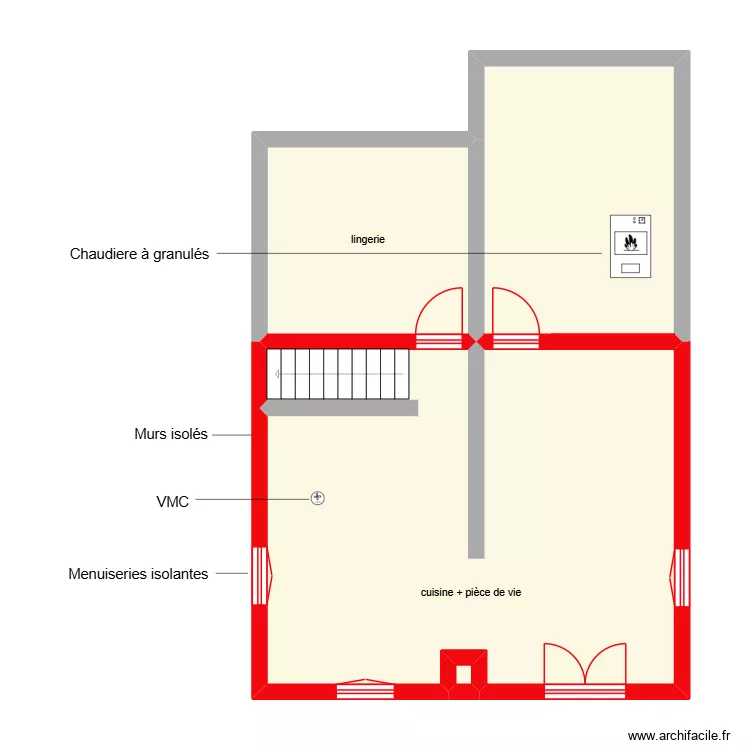 FILJAK Katia rdc s 3. Plan de 3  et 65 m²