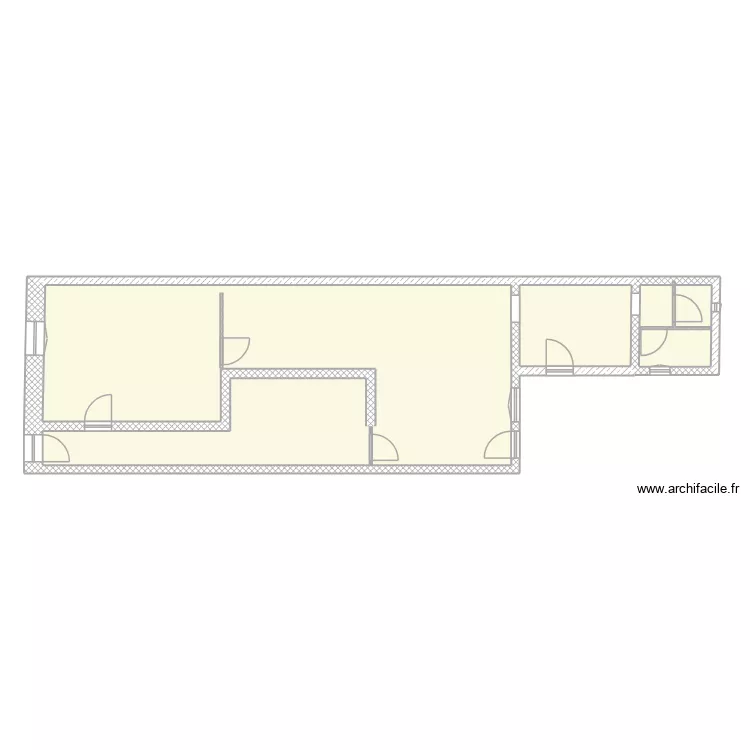 1er étage. Plan de 3 et 87 m² 1er étage. Plan de 3 et 87 m²