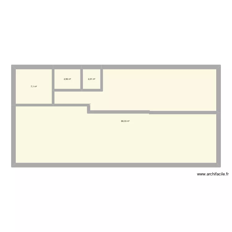 maison frico. Plan de 4 Pièces et 100 m²