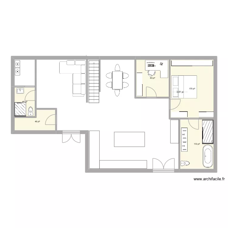maison pref. Plan de 5 et 42 m² maison pref. Plan de 5 et 42 m²