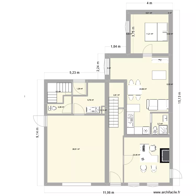 27 av jules guesdes. Plan de 