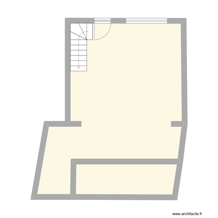 Bouteca RDC. Plan de 0 pièce et 0 m2 Bouteca RDC. Plan de 0 pièce et 0 m2