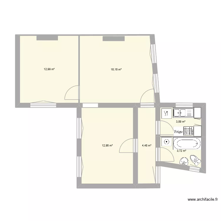 location 2. Plan de 0 pièce et 0 m2
