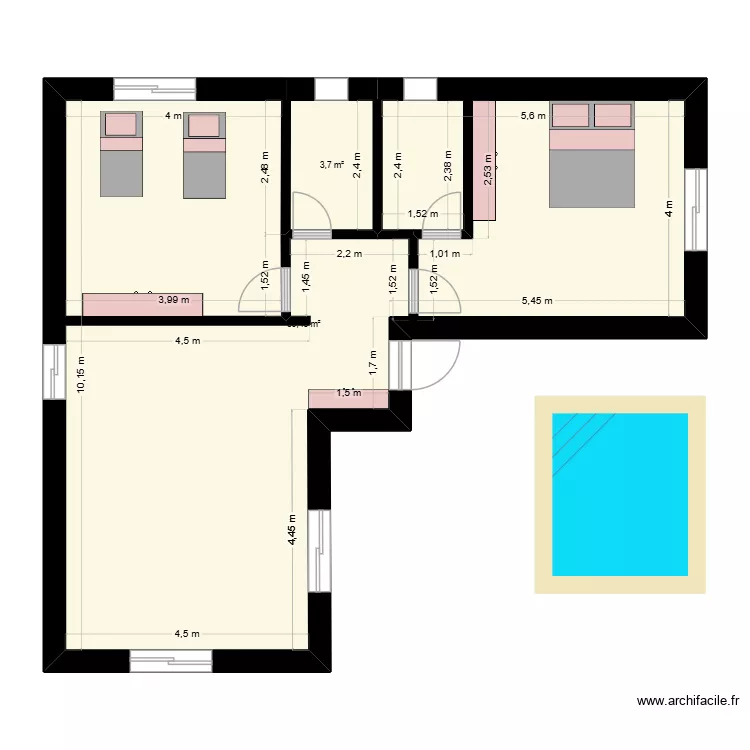 JRDA_HOUSE2. Plan de 2 et 73 m² JRDA_HOUSE2. Plan de 2 et 73 m²