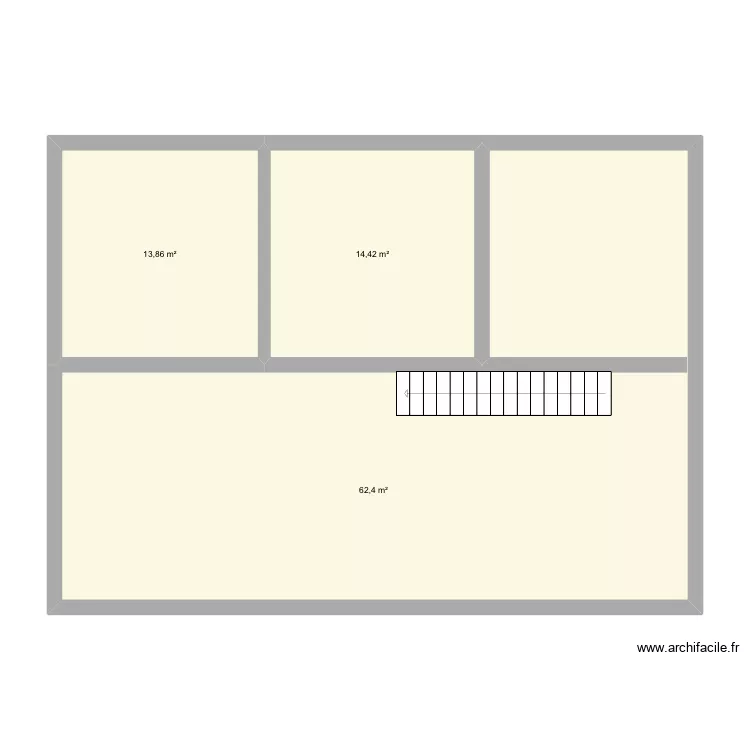 Bisca1. Plan de 3 et 91 m² Bisca1. Plan de 3 et 91 m²