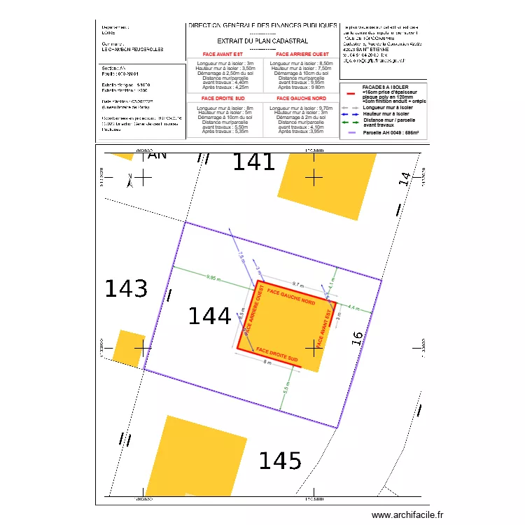 DP002 ROUCHOUSE. Plan de 