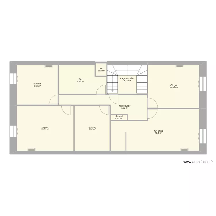 St Jo V1. Plan de St Jo V1. Plan de