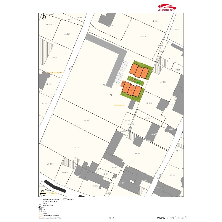 HI - Auchay sur Vendee hypothèse 6T2. Plan de 0 pièce et 0 m2