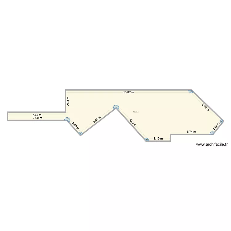 PERROUDON. Plan de 1  et 110 m²