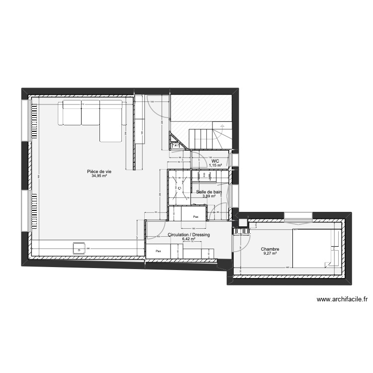 PETIT. Plan de 0 pièce et 0 m2