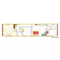 Plan long&egrave;re electricit&eacute; v6.3 option cloison salle fond