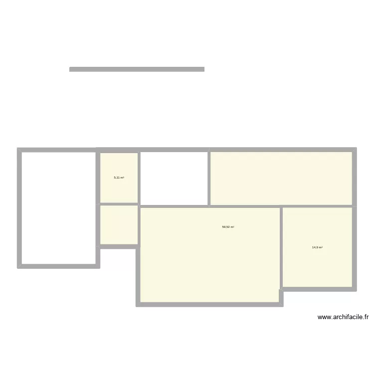maisonjaderomiepourlatechno. Plan de 3  et 80 m²