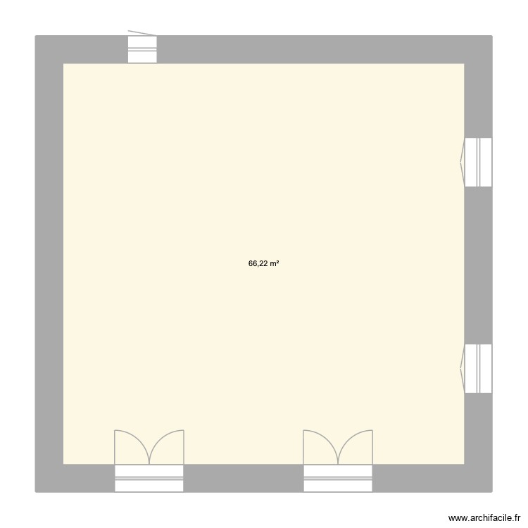 1er etage. Plan de 0 pièce et 0 m2