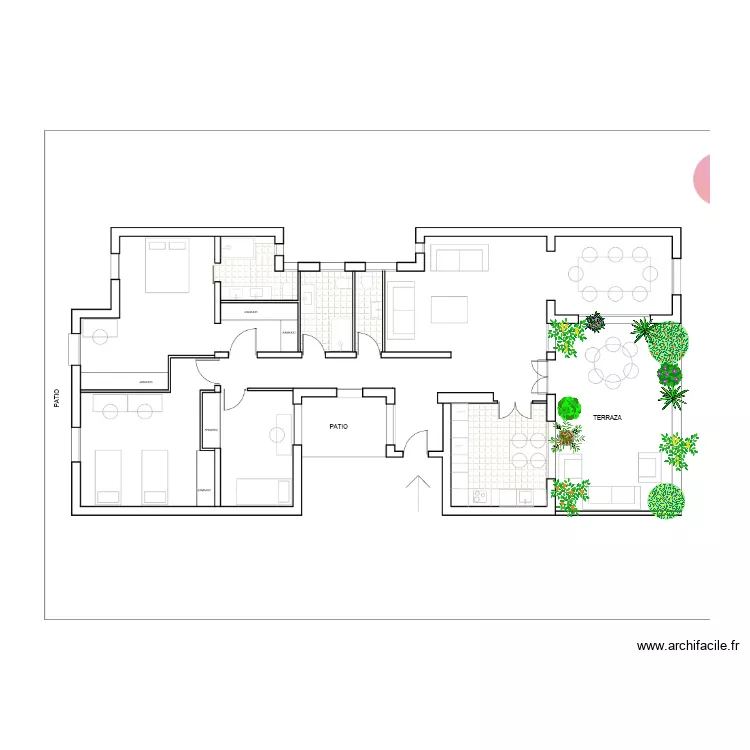 Antonio Flores 4 real. Plan de 