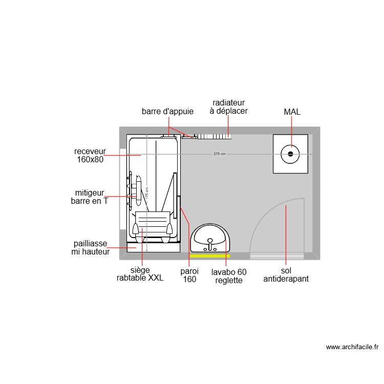 makarena. Plan de 0 pièce et 0 m2
