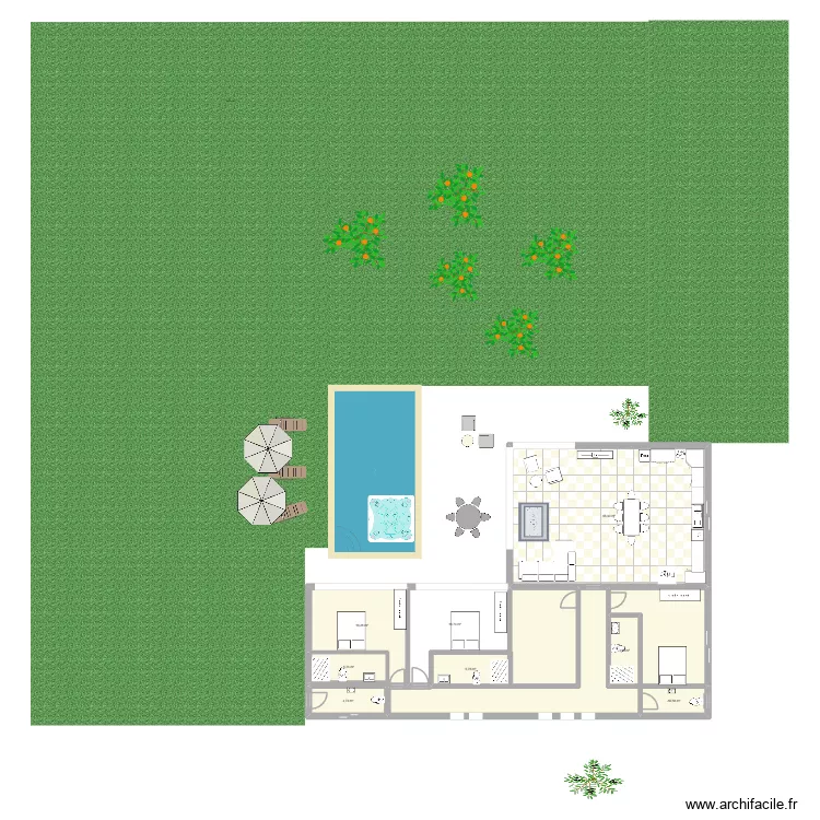 SANTA COMBA MODIFIER. Plan de 8  et 123 m²