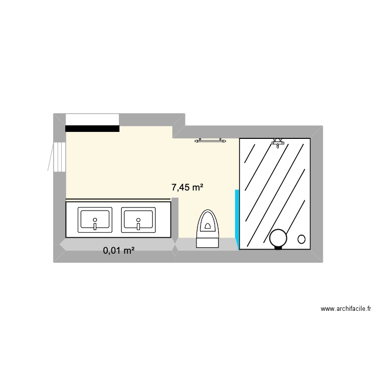 BATHROOM - CERES. Plan de 0 pièce et 0 m2