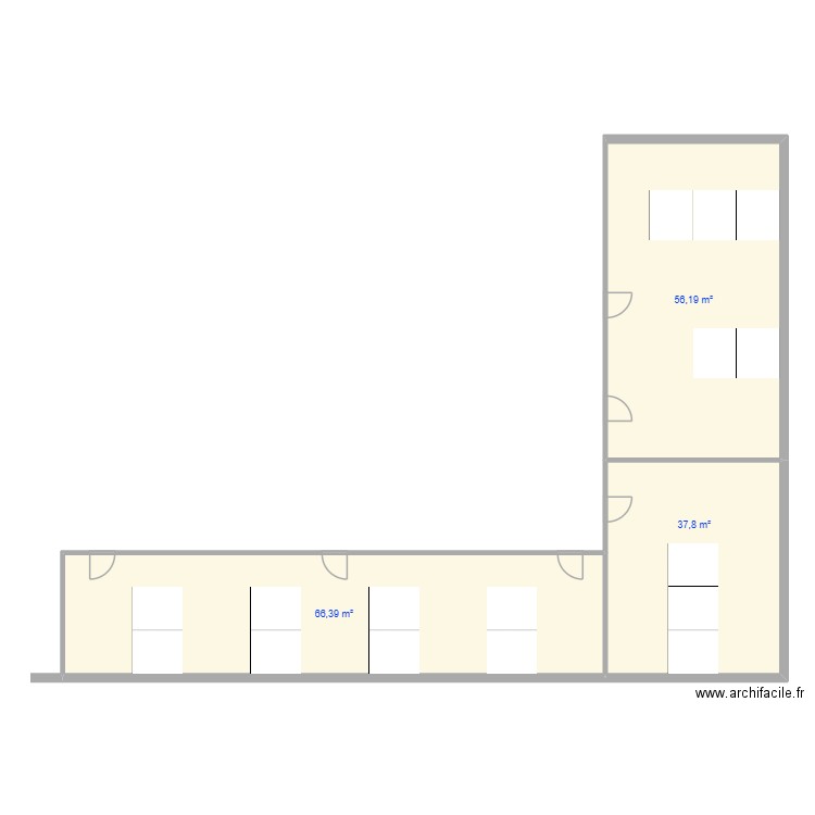 Toulon. Plan de 3 pièces et 160 m2