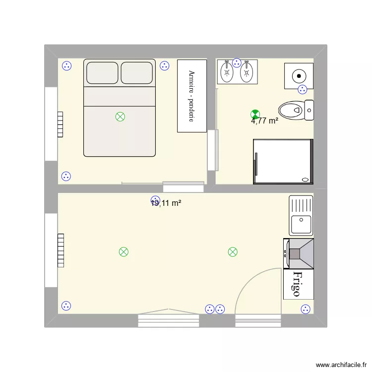 mutuel2. Plan de 2 et 24 m² mutuel2. Plan de 2 et 24 m²
