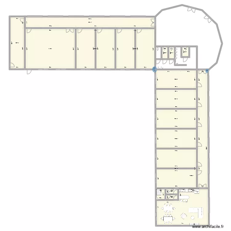 espace santé. Plan de 16 et 549 m² espace santé. Plan de 16 et 549 m²
