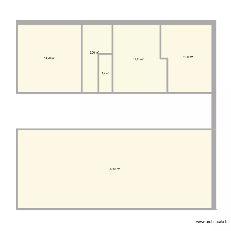 Résidence BBT (L'Union). Plan de 6 Pièces et 97 m² Résidence BBT (L'Union). Plan de 6 Pièces et 97 m²