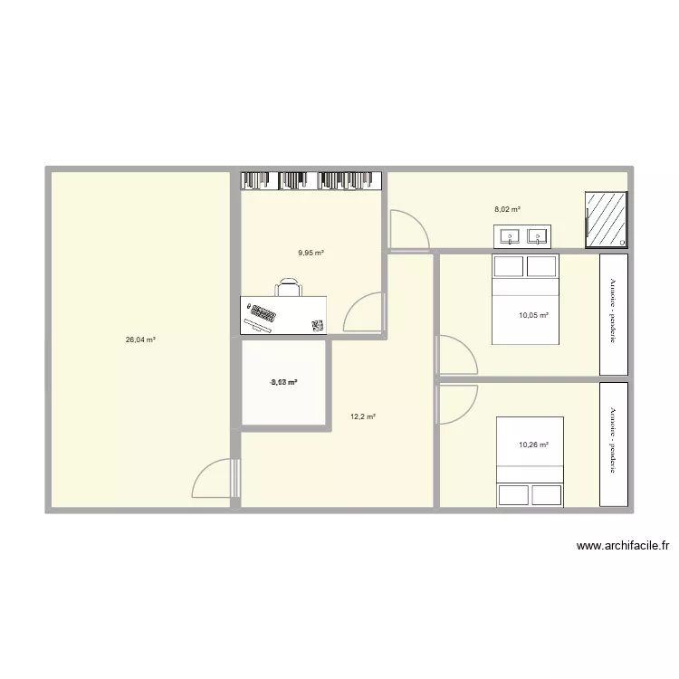 Plan La gresle 3. Plan de 