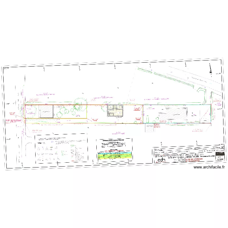 Etage test 3.3. Plan de 13 et 187 m² Etage test 3.3. Plan de 13 et 187 m²