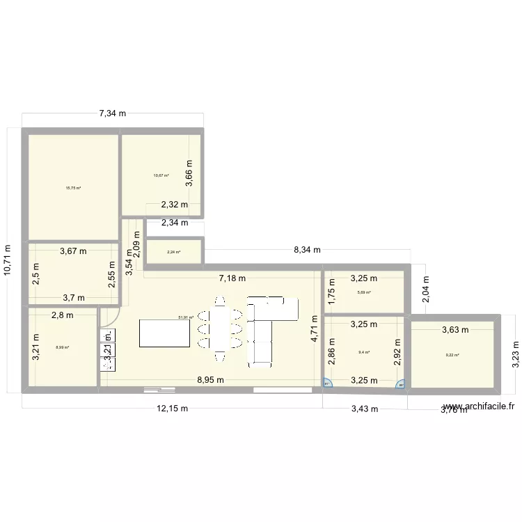 RP MAILLANE 3. Plan de 8 et 114 m² RP MAILLANE 3. Plan de 8 et 114 m²
