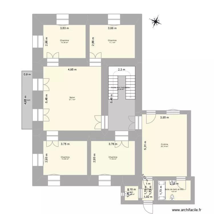 RINGIONI Henriette. Plan de 