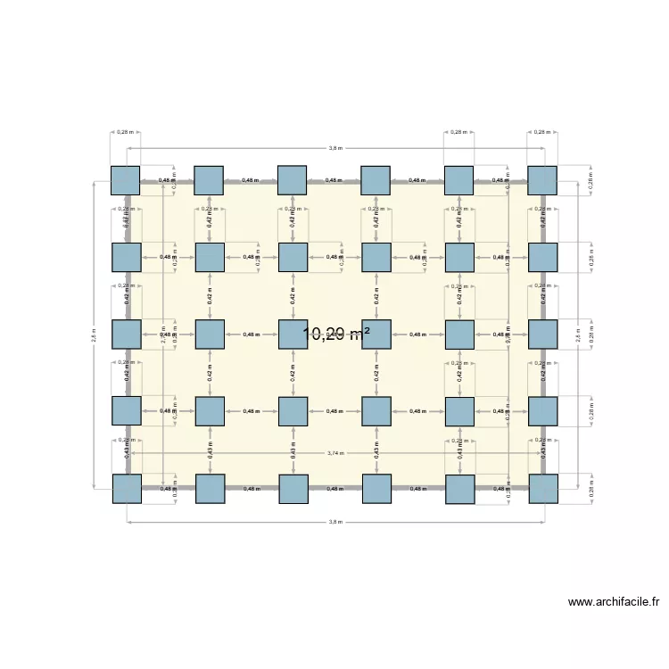 Bati Terrasse 1. Plan de 