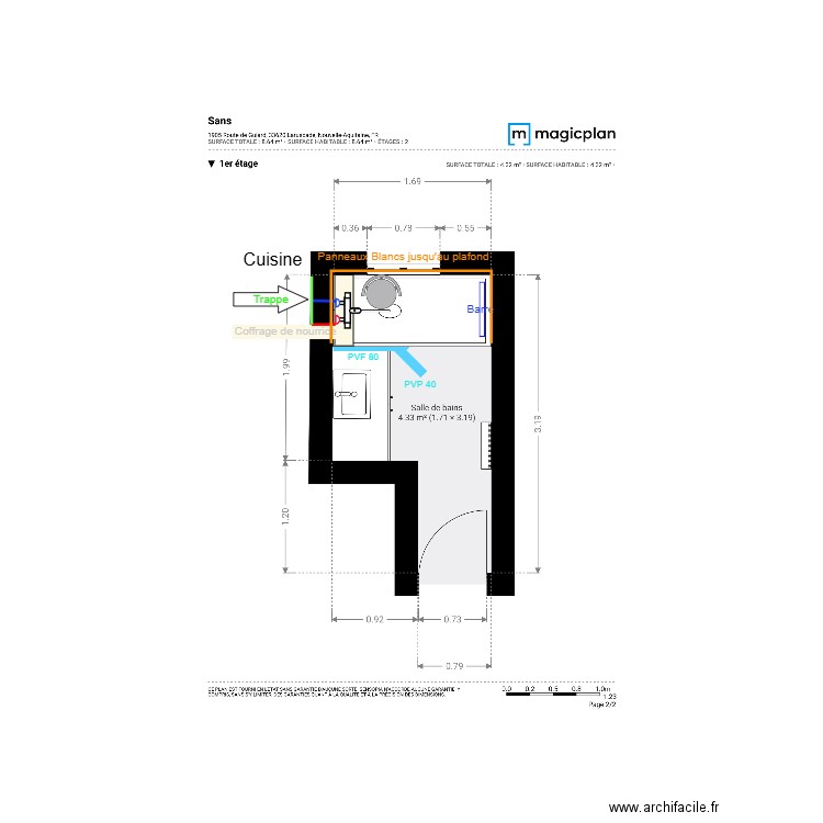 Plan Projet  Sans. Plan de 0 pièce et 0 m2