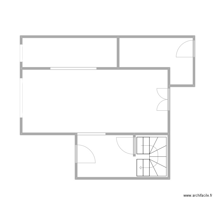 fred. Plan de 4 pièces et 41 m2