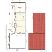 Plan avec c&ocirc;tes Final ma&ccedil;onnerie et toiture