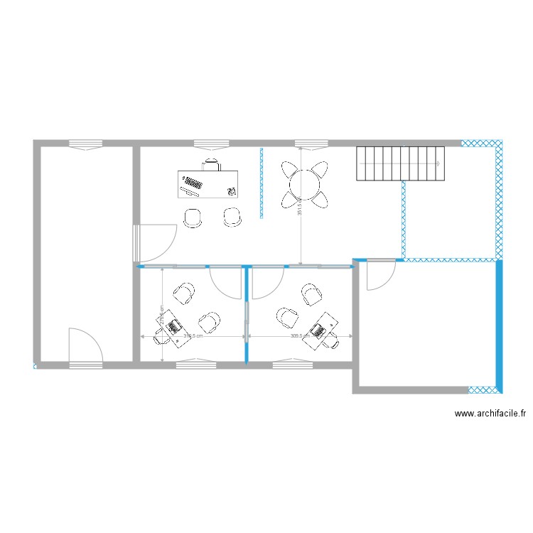 BOYER 2. Plan de 6 pièces et 86 m2