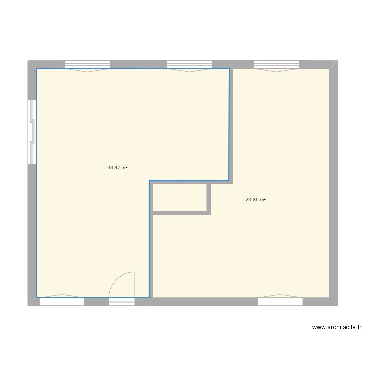 Plan à finir. Plan de 0 pièce et 0 m2