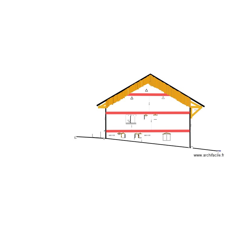 grange c. Plan de 0 pièce et 0 m2