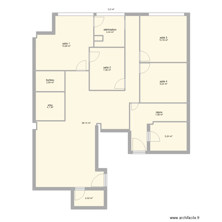 plan 2d 3. Plan de 0 pièce et 0 m2