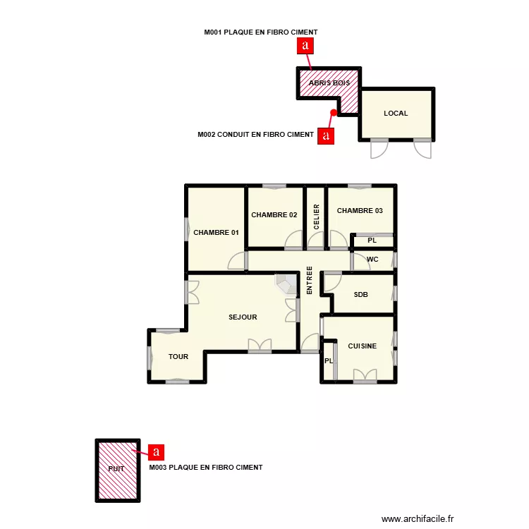 PLAN MAISON nimes. Plan de 17 et 149 m² PLAN MAISON nimes. Plan de 17 et 149 m²