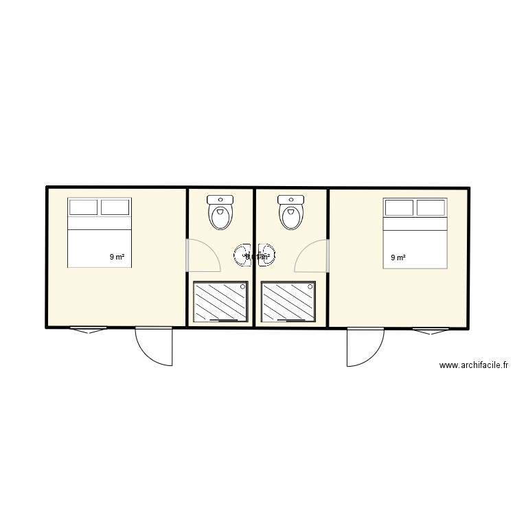 plan 2. Plan de 0 pièce et 0 m2