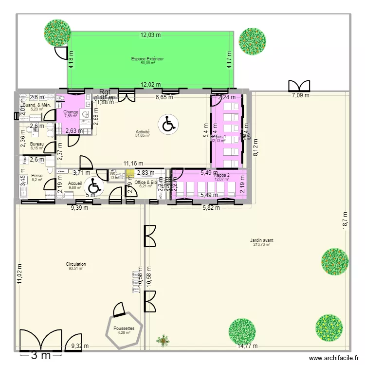 Bourg-en-Bresse projet Jordan pmi_UrM_Jardin_Bienvenu-2. Plan de 