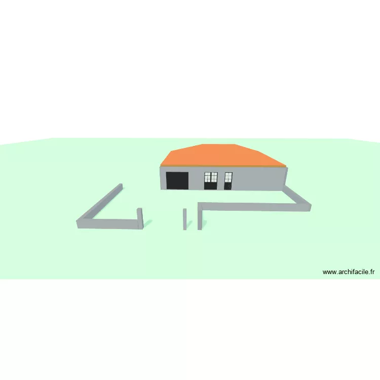 CLOTURE. Plan de 1 et 117 m² CLOTURE. Plan de 1 et 117 m²