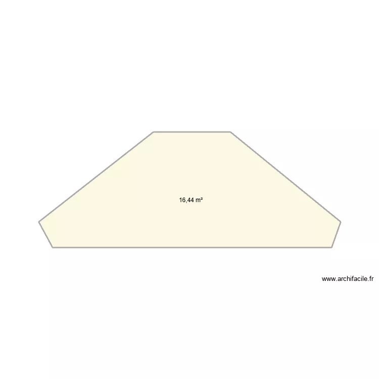 POTTIER CHESNAY. Plan de 1  et 16 m²