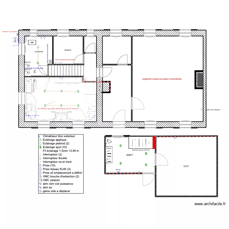 lechere ELECTRICITÉ. Plan de 10 et 140 m² lechere ELECTRICITÉ. Plan de 10 et 140 m²