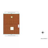 plan toiture vue dessus avant travaux