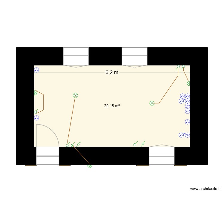 montagagne. Plan de 0 pièce et 0 m2