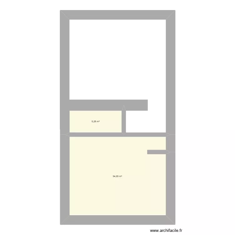 GR 1. Plan de 2 et 39 m² GR 1. Plan de 2 et 39 m²