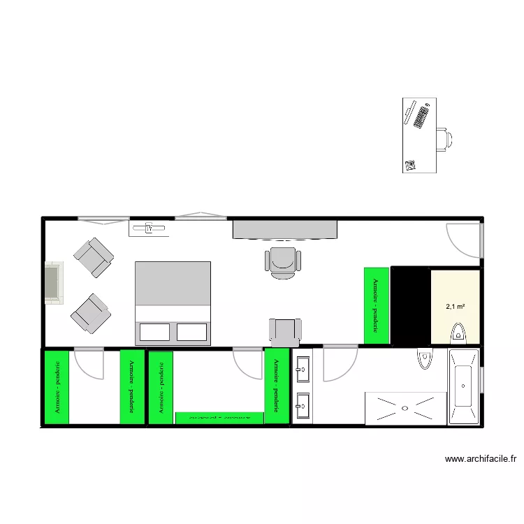alexie. Plan de 4 et 44 m² alexie. Plan de 4 et 44 m²
