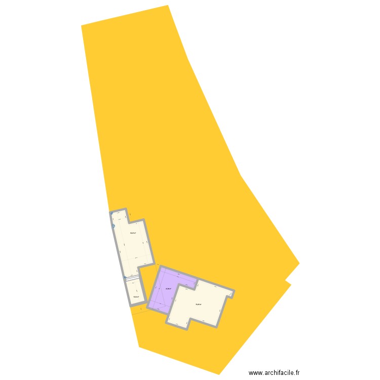 Cadastre linkin. Plan de 4 pièces et 206 m2