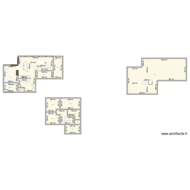 Maison Lou & Cam &eacute;tage . Plan de 